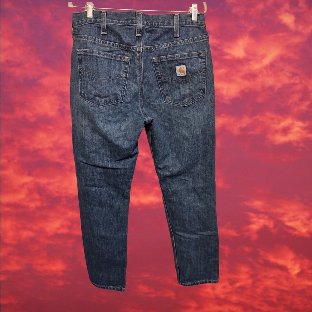 Carhartt Women's Blue Jeans Straight Traditional Fit